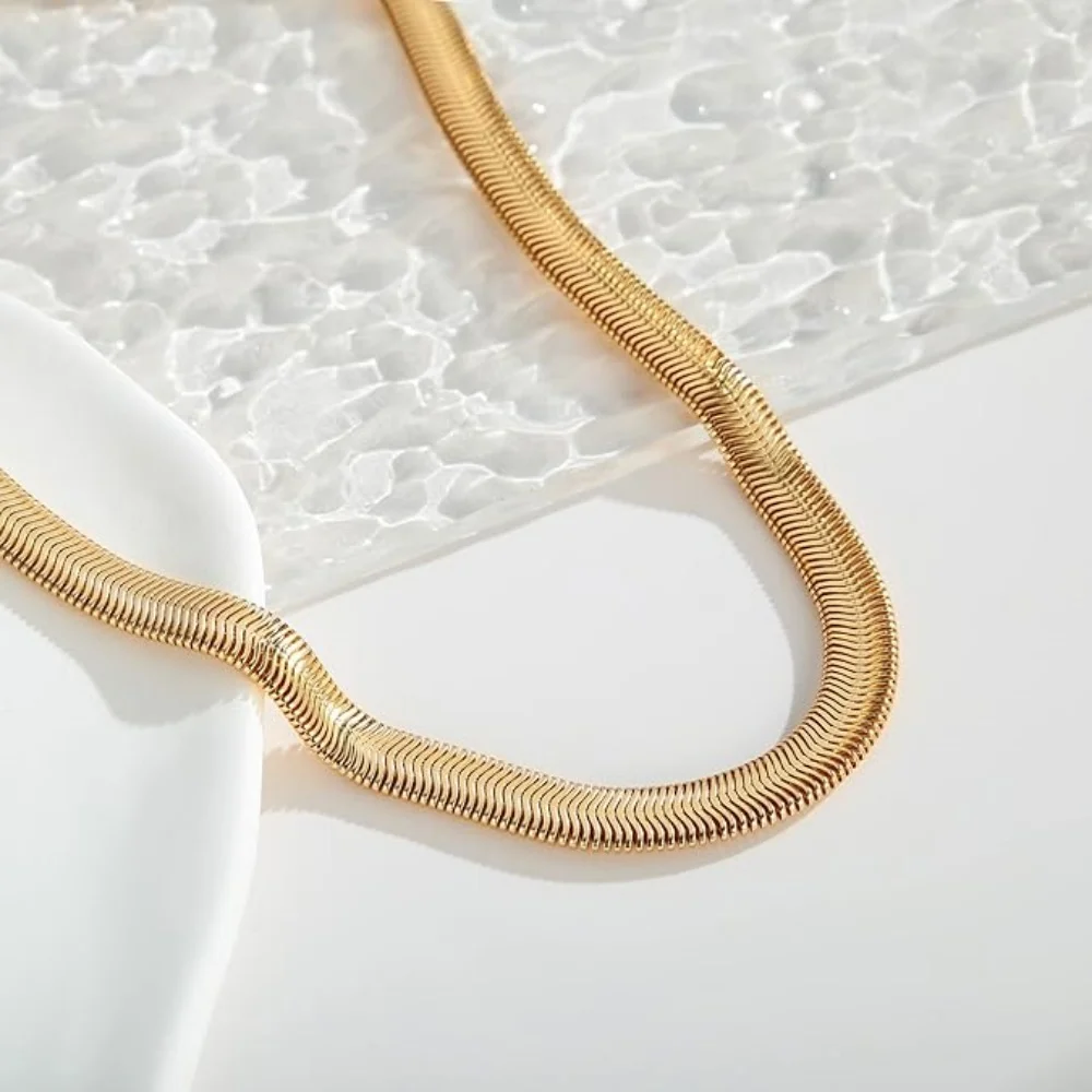 Collana catena serpente oro - Dettaglio maglie