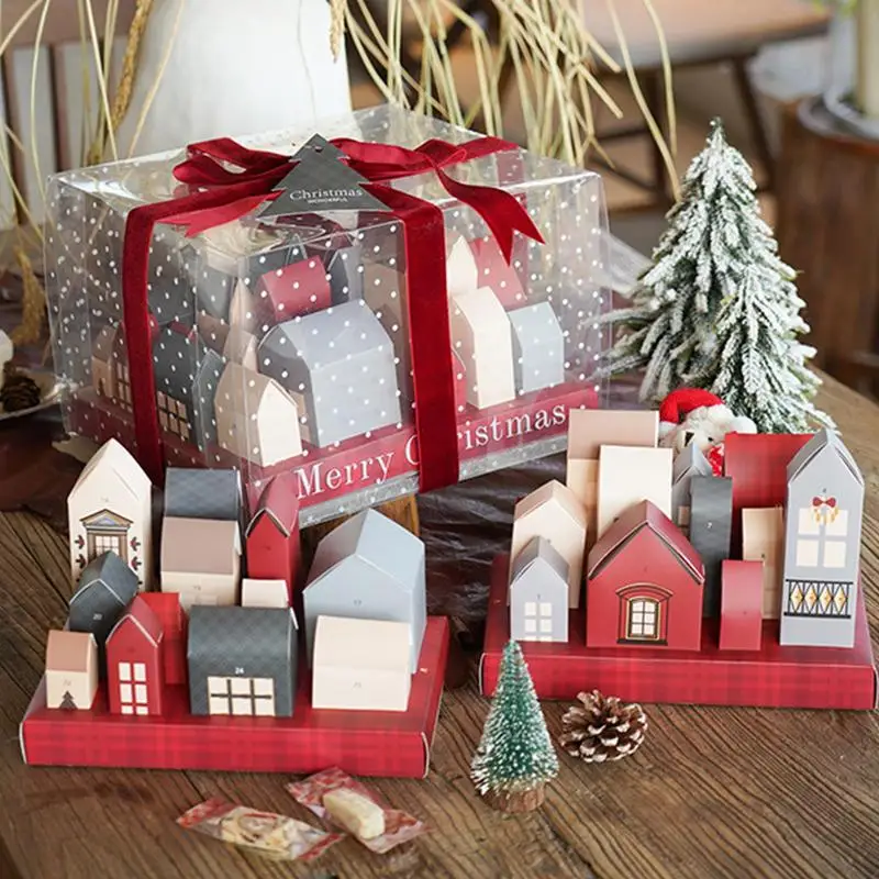 Advent Calendar Boxes Empty Boxes Refillable Gifts 25 Days Christmas Countdown Calendar Christmas Advent
