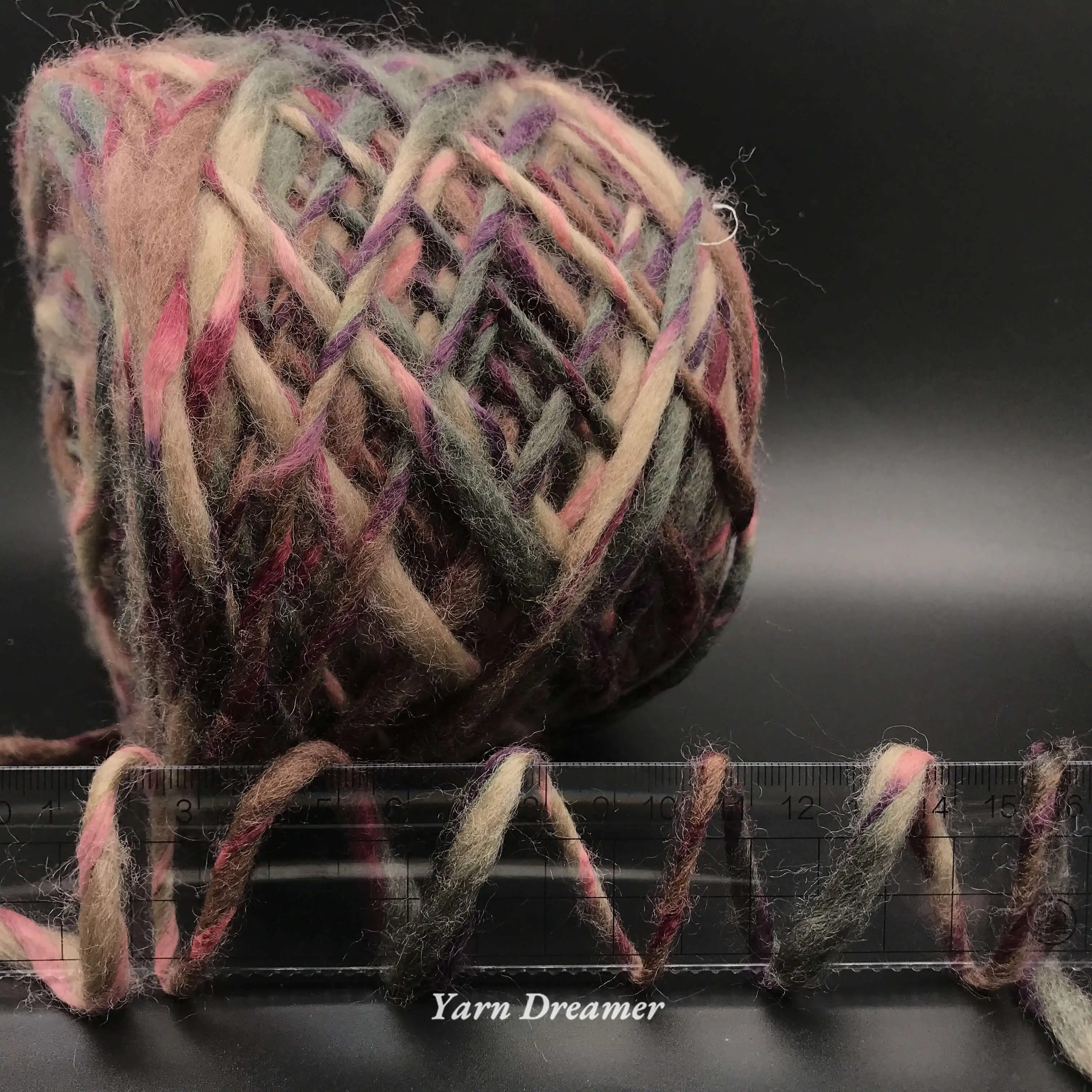 Fancy Chunky Yarn 100g Scarf Knitting Yarn Brown Wool Yarns for Knitting and Crochet Thick Yarn Blue 2