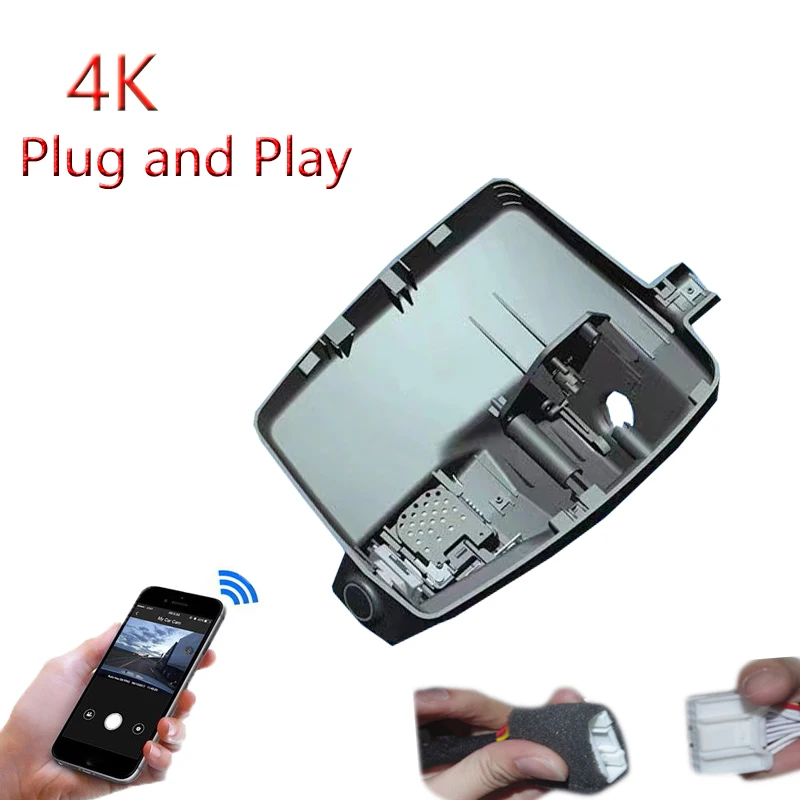 

4K Plug And Play For Citroen C6 2023 Car Video Recorder Wifi DVR Dash Cam Camera FHD 2160P