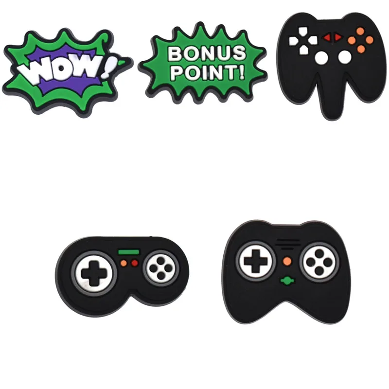 Game-Themed Shoe Charms for Crocs - Fun Sandal Accessories & Unique Shoe Decorations