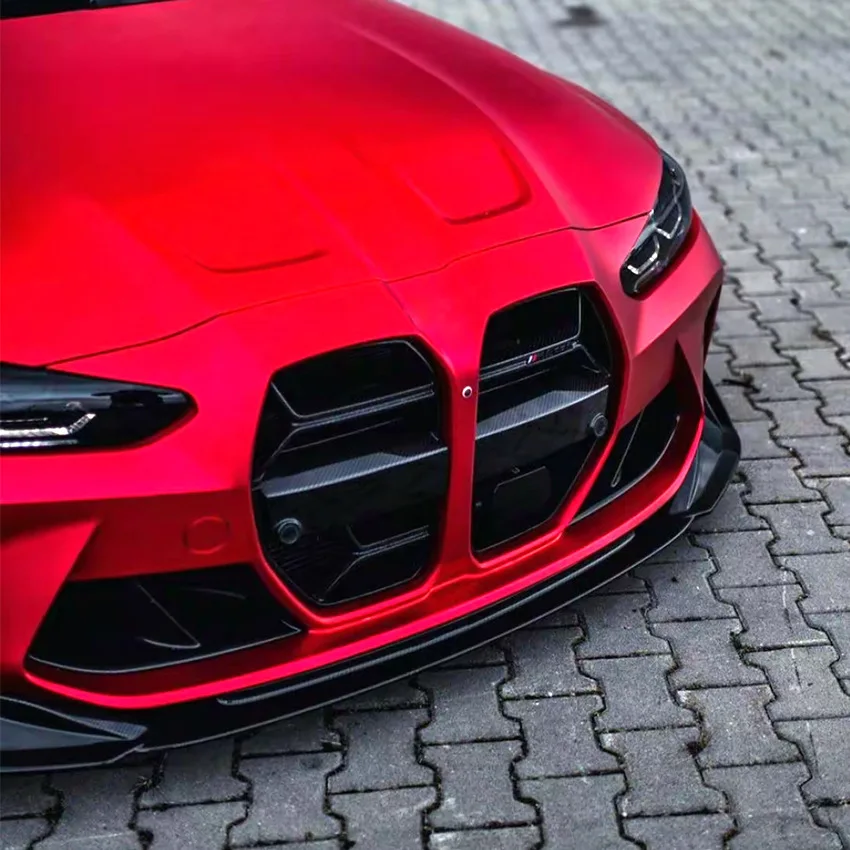 BMW G80 M3 G82 M4 2021 2022 2023 2024 자동차 프론트 범퍼 립 스포일러 스플리터 디퓨저 바디 키트 튜닝