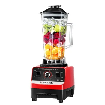 Alternative view of Creative Fashion 2025 New 2 in 1 2 Cups Kitchen Appliances Heavy Duty Commercial Blender Smoothie Juicer Food Processor Silver C