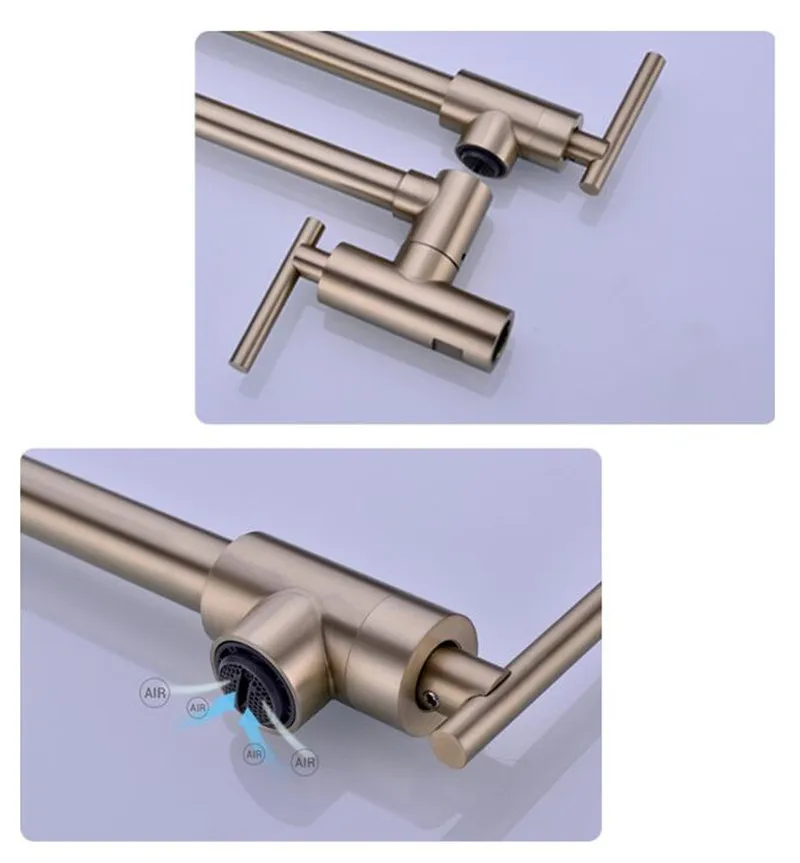 Pot Filler Tap, única pia de níquel