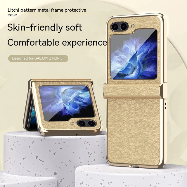 STVBNDHTWRT Luxury Plating Border phone case Samsung Galaxy Z Flip5