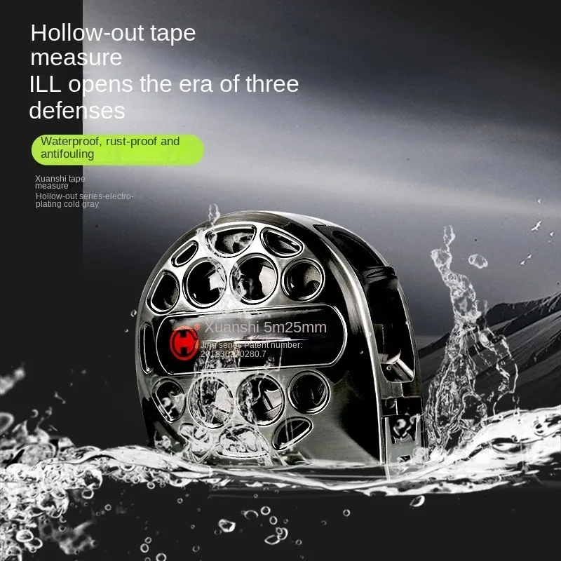 

Waterproof, drop-resistant, anti-rust, corrosion-resistant steel tape measure quality 3m5m7.5m stainless steel hollow