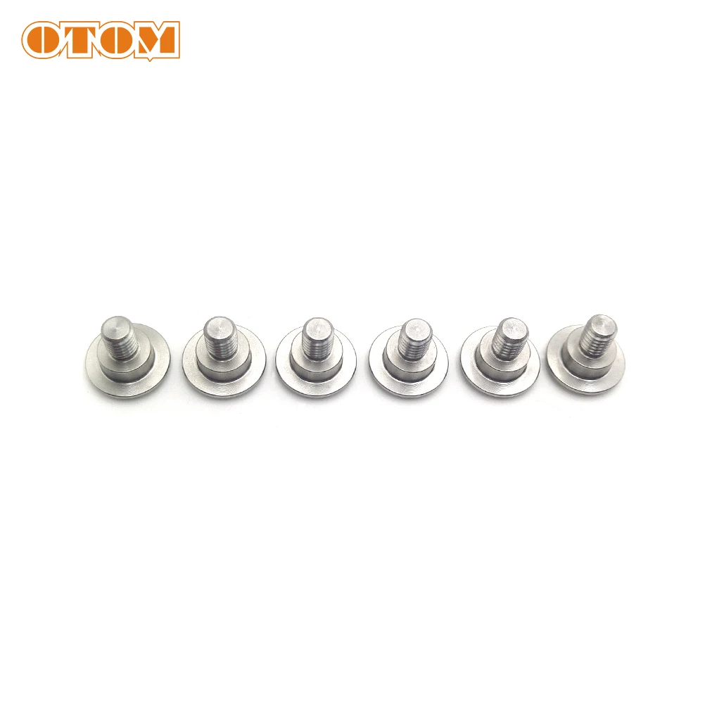 OTOM Fork Guard Bolts Stainless Steel Motorcycle Front Shield Bolt Screw Nut Cover For HONDA CRF CR125 CRF250RX CRF450X CRF450RX