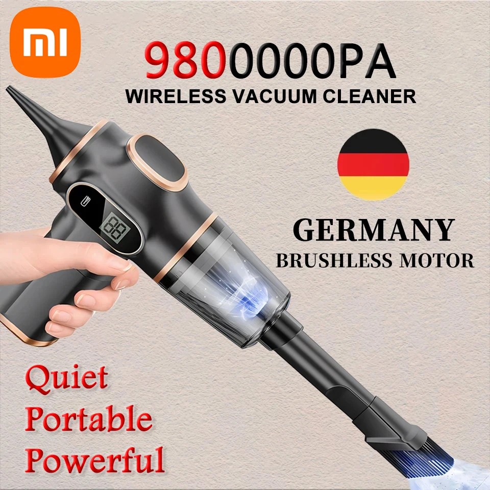 

Xiaomi Car Vacuum Cleaner High Power Strong Suction Deep Cleaning Handheld Vacuum Cleaner Dry And Wet Home Car Vacuum Cleaner
