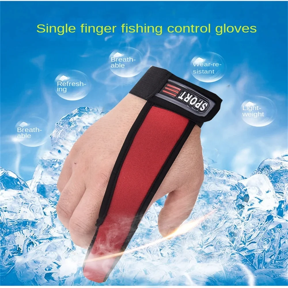 Fishing Gloves Single Finger Protector Outdoor Fishing Anti-slip Tool Accessories