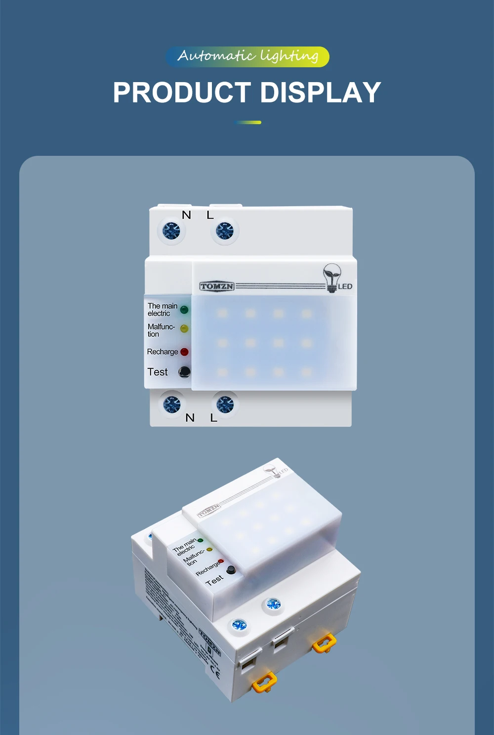 Soquete do trilho do ruído 230v conduziu