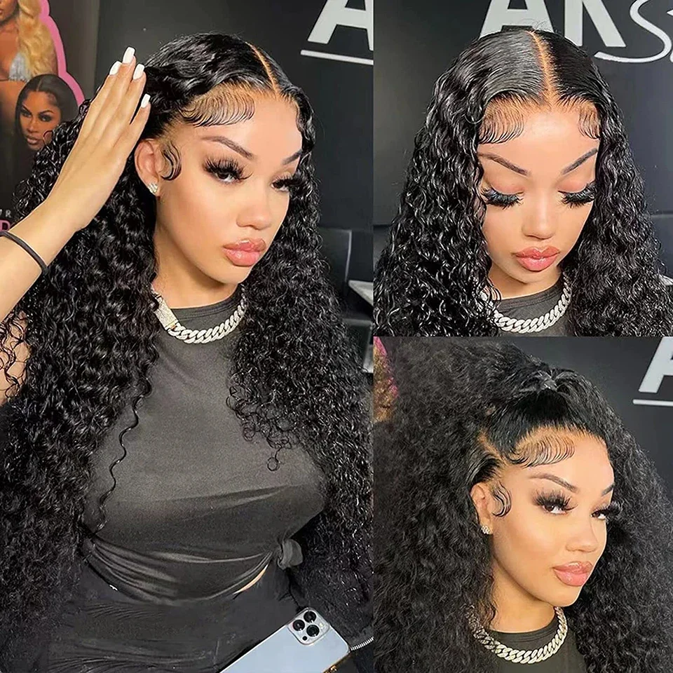 12A Malaysia Water Wave Bundles with 4X4 Lace Closure 100% Virgin Human Hair Weave Bundles With 13x4 Transparent Lace Frontal
