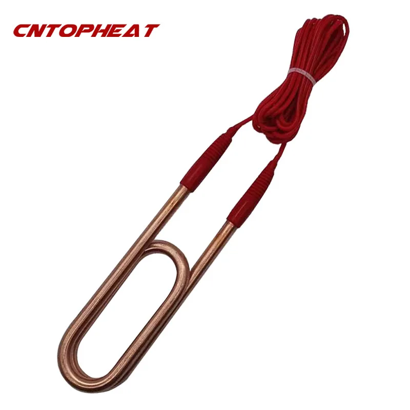 Tubo Submersível de Alta Potência do Calefator de Cobre para o Tanque Piscina 220v 380v