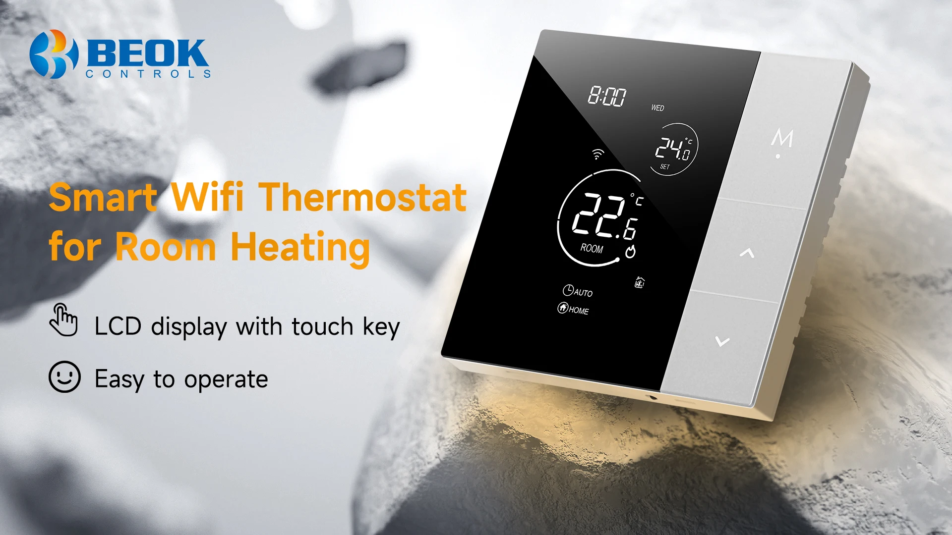 Description Picture 2 of itemBeok Smart Life Wifi Thermostat for Floor Heating System Gas Boiler Tuya Temperature Controller Work with Google Home Alice
