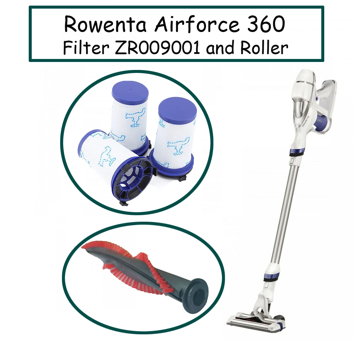 Rowenta Air Force 360 Behälter öffnet Nicht Rowenta 롤 브러시 및 필터 ZR009001, 빗자루 에어 포스 360 RH9037 RH9051 RH9057 RH9086