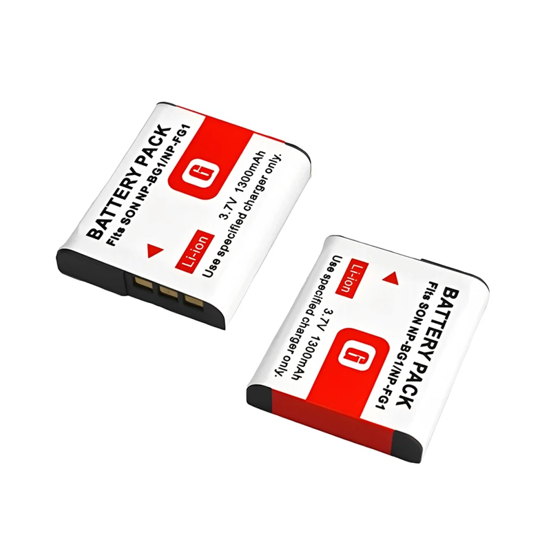 2 Batterie NP-BG1/NP-FG1 Per Fotocamere Sony Cyber-shot - 1400mAh, Compatibili Con Modelli DSC-H, T, W Series - Foto 10