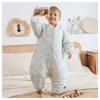 Sleeping Bag For Children 1-4 Years Neck Protection Warm Windproof 3 Zippers Design Removable Sleeves Baby Sleeping Bag 2.5Tog 2