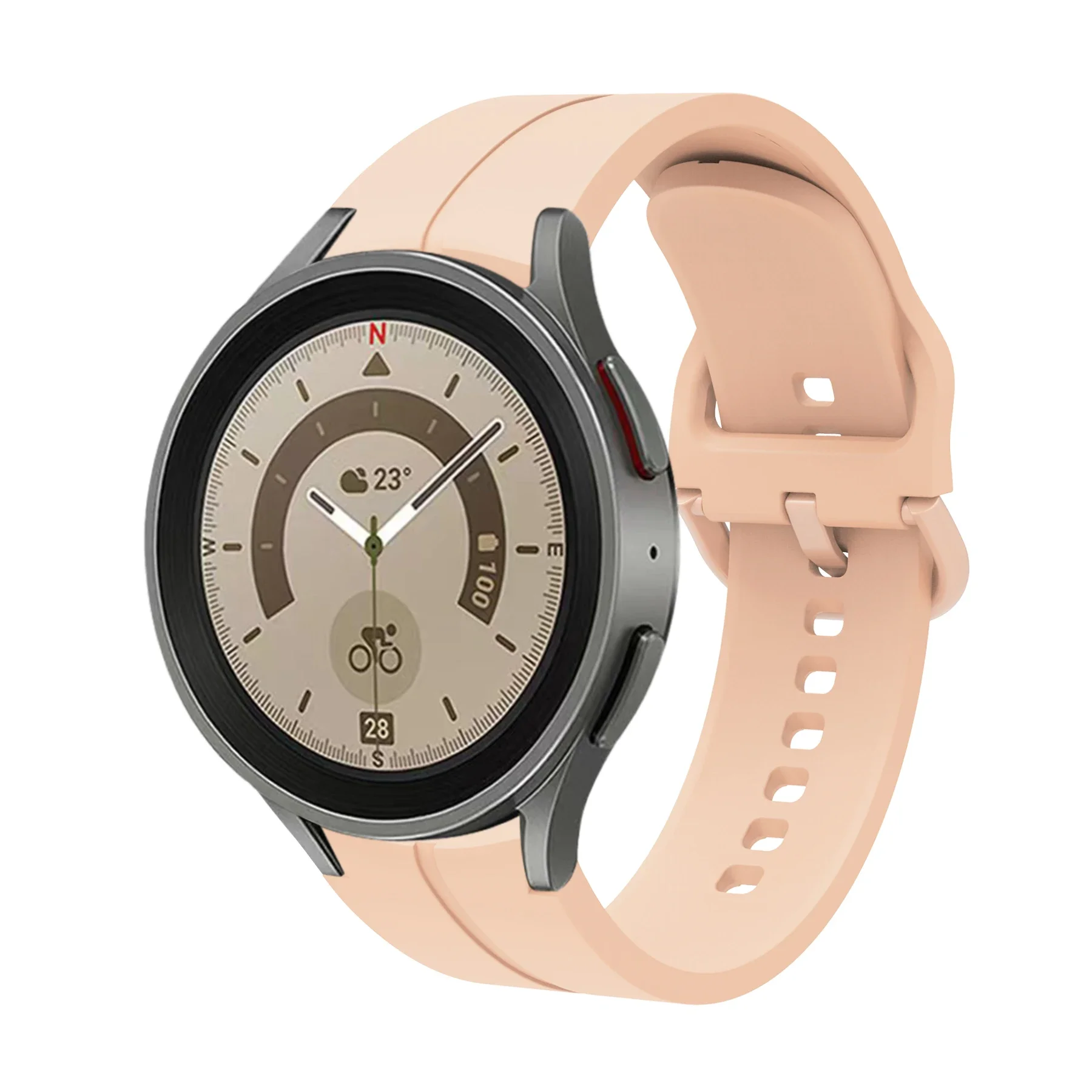 Seamless Silicone Watch Strap Replacement Bracelet