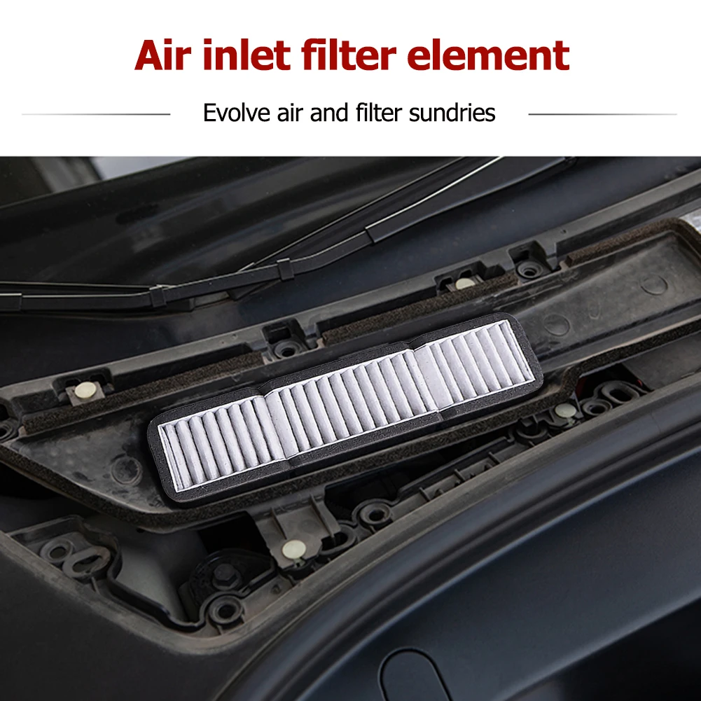 Car Air Flow Vent Cover Trim for Tesla Model 3-Air Filter Accessories Anti-Blocking Intake Protection car air flow vent cover