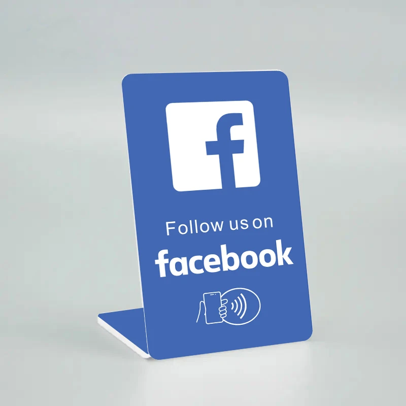 Instagram NFC Stand Display for Google Review Facebook Whatsapp Social Mediea APP 2