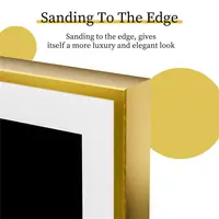 LED Bathroom Mirror Large Wall Mounted Mirror Aluminum Frame Vanity Mirror 3 Colors, Anti-Fog, Dimmable Front Light - Image 5