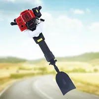 Handheld Trencher Digger Machine Gas Powered Excavator 52CC 2Stroke Garden Planting Digging Machines Rock drill 2