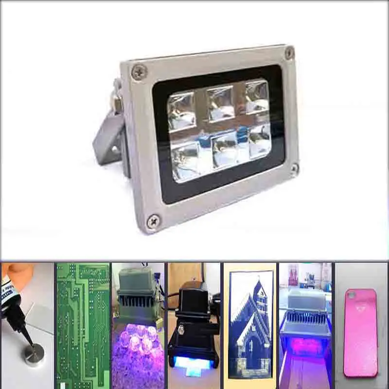 

УФ-светодиодная лампа, светоотверждасветильник лампа для 3D-принтера SLA/DLP, 365 нм, 395 нм, 405 нм, 30 Вт, с влиянием на выход