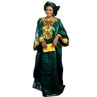 Robes africaines pour femme Bazin Riche broderie conception robe longue 3