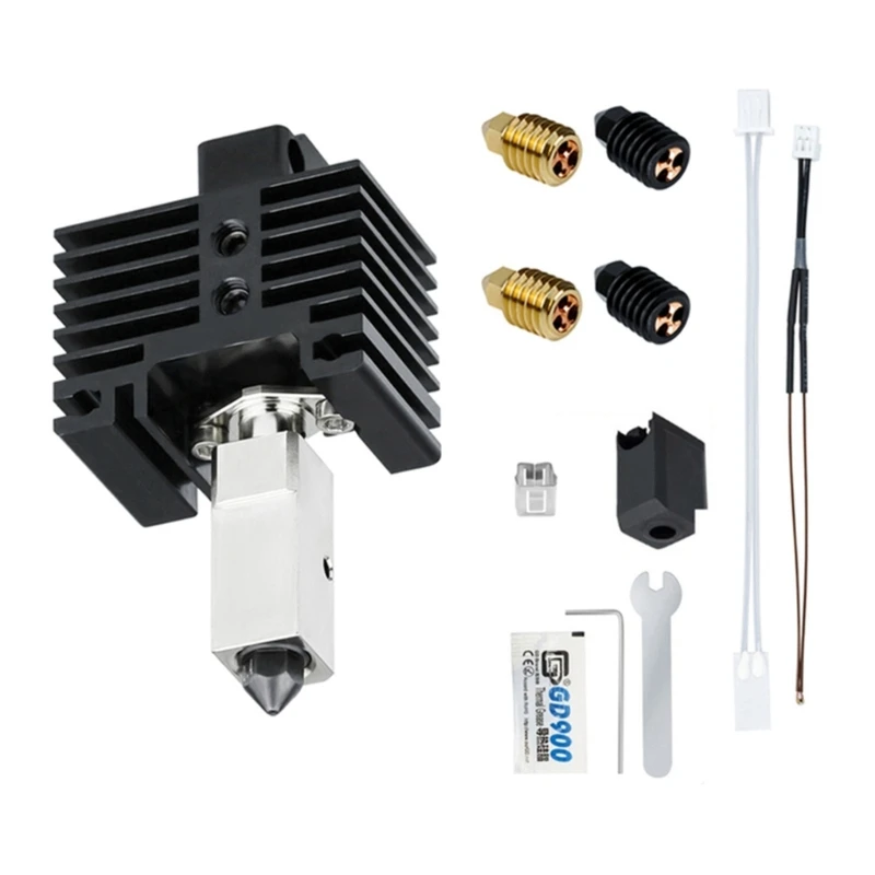 

Hotend для Bambu Lab X1 X1C P1P P1S Модернизированный экструдер V2.0 Горячий конец Прочный металл, устойчивый к высоким