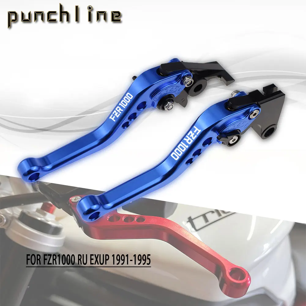 

Fit For FZR1000 RU/EXUP 1991-1995 FZR 1000 EXUP Motorcycle CNC Accessories Short Brake Clutch Levers Adjustable Handle Set