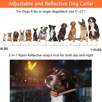 Electric Dog Training Collar Waterproof Dog Bark Collar With Remote Control Anti Barking Device for All Size Dogs Pet Supplies 3