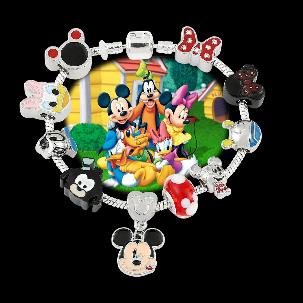 Flower Girl Bracelet-Mickey Minnie Mouse Bracelets Toddler