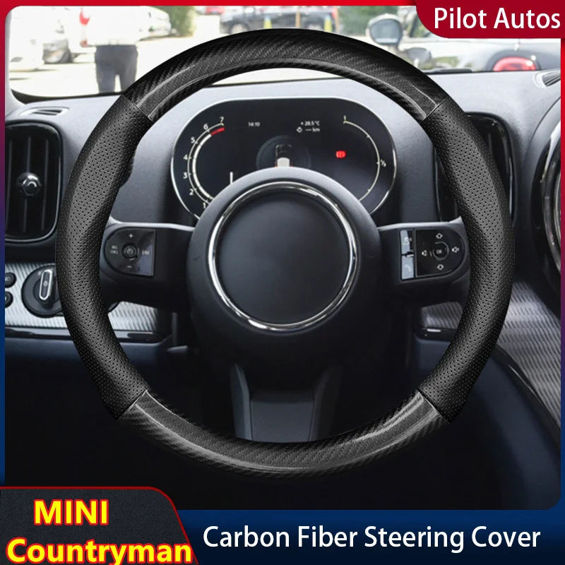

Тонкий чехол для рулевого колеса 1,6 T COOPER S ALL4 Excitement 2012 2013 без запаха, натуральная кожа, углеродное волокно