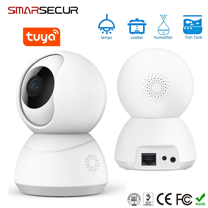 

360 degree WiFi IP Camera 1080P Home Security Mini Camera Night Vision Infrared Two Way Audio