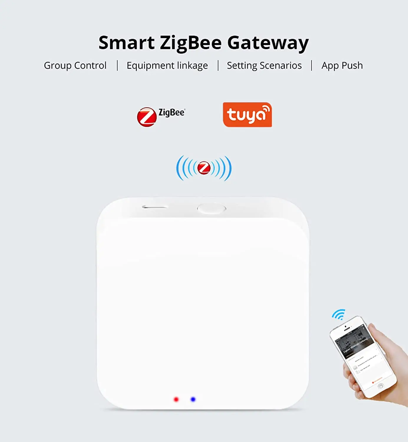 Tuya Zigbee 3.0 Gateway Hub Smart Home Draadloze Bridge Smart Life App Afstandsbediening Automatiseringsapparaat Werkt Met Alexa Google