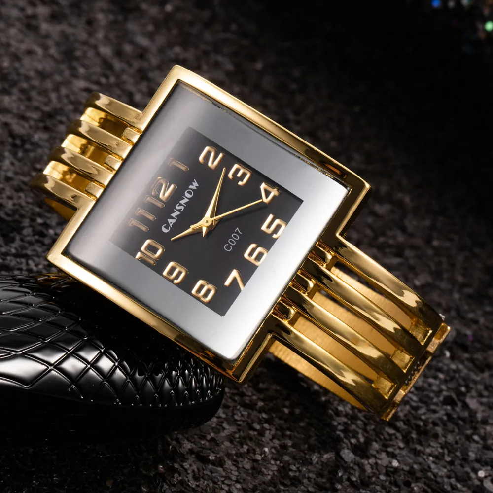 Women Watches Top Brand Luxury Bracelet Square Dial Lady Luxe Wrist Watch Gold Stainless Steel Casual Clock Hot Reloj Mujer 2022