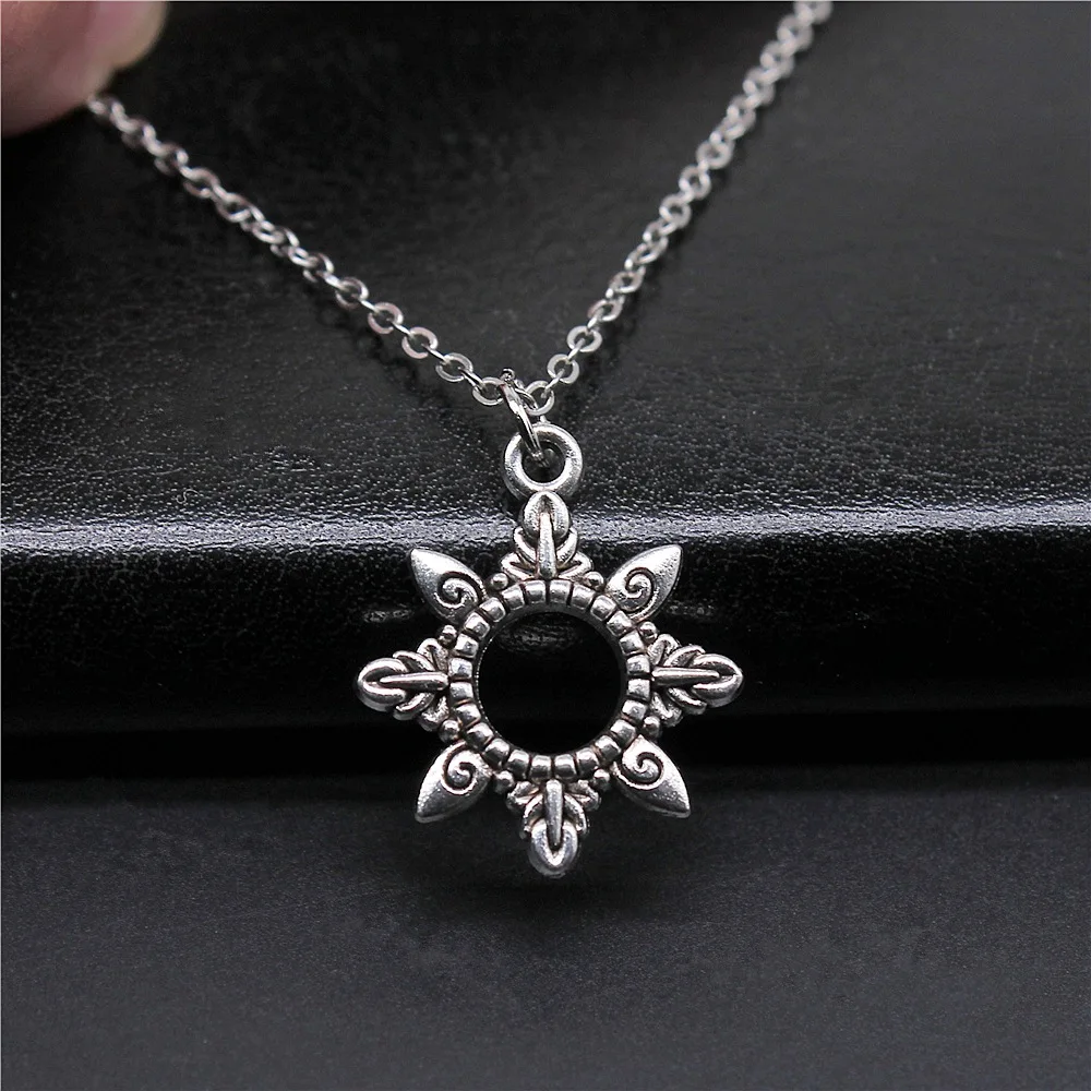 

Женское ожерелье с подвеской в виде солнца, 22x18 мм