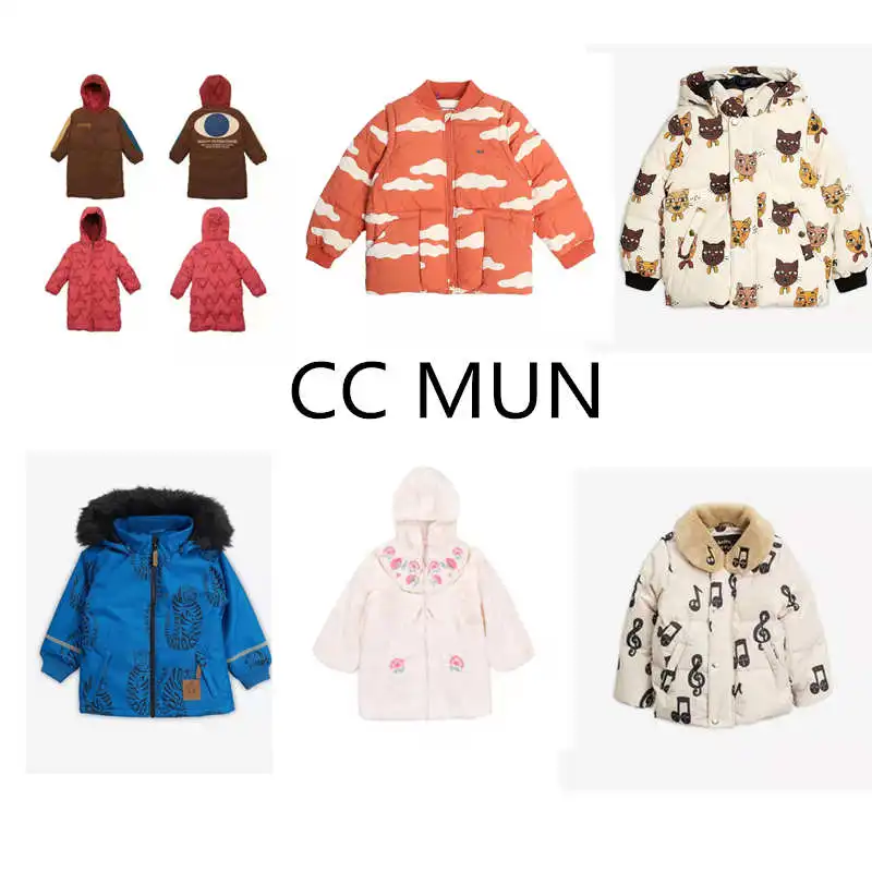 Winter children's coat Mr Bo boys' and girls' cotton jacket children's down jacket