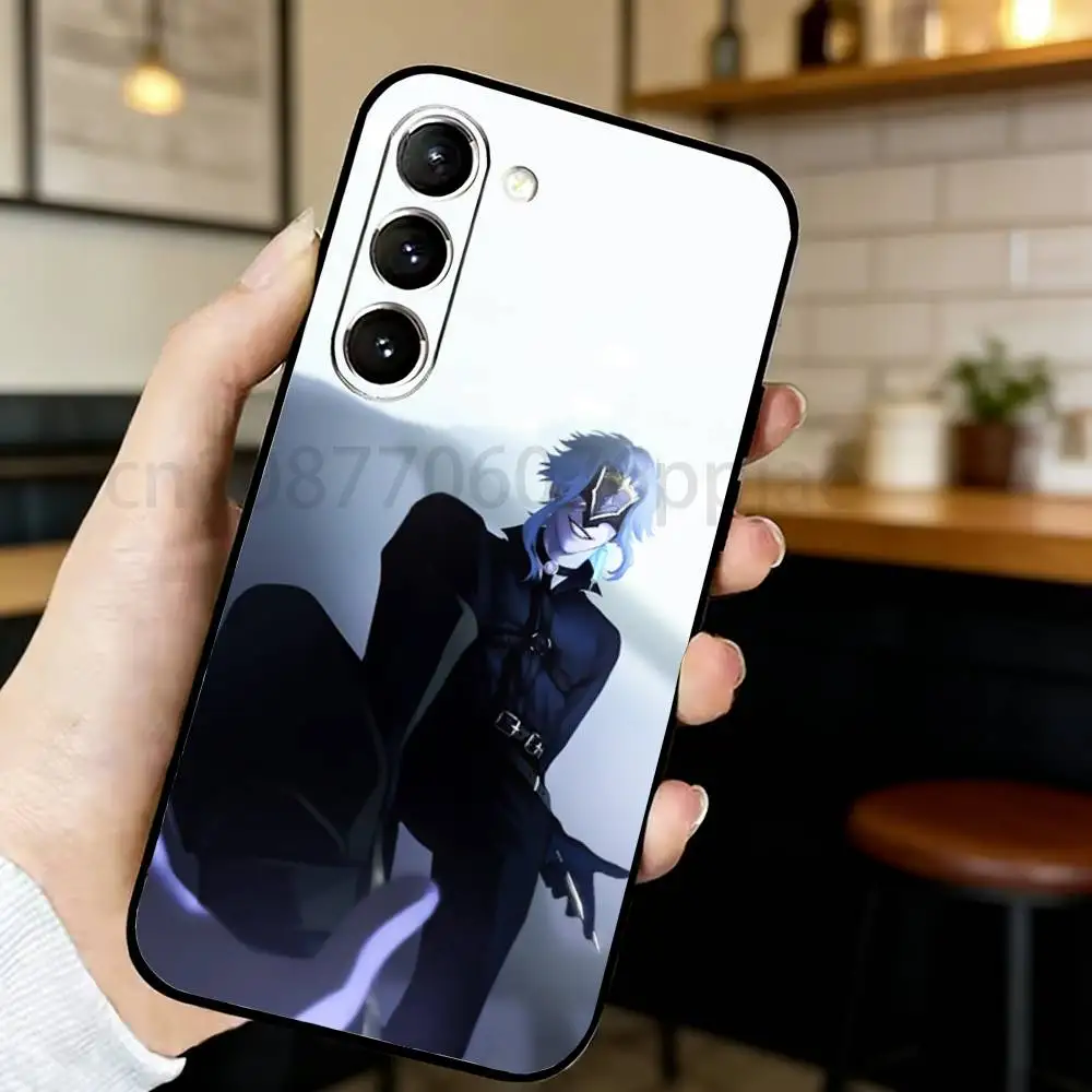 Genshin Impact Dottore Black Silicone Phone Case - Sleek and Stylish Protection
