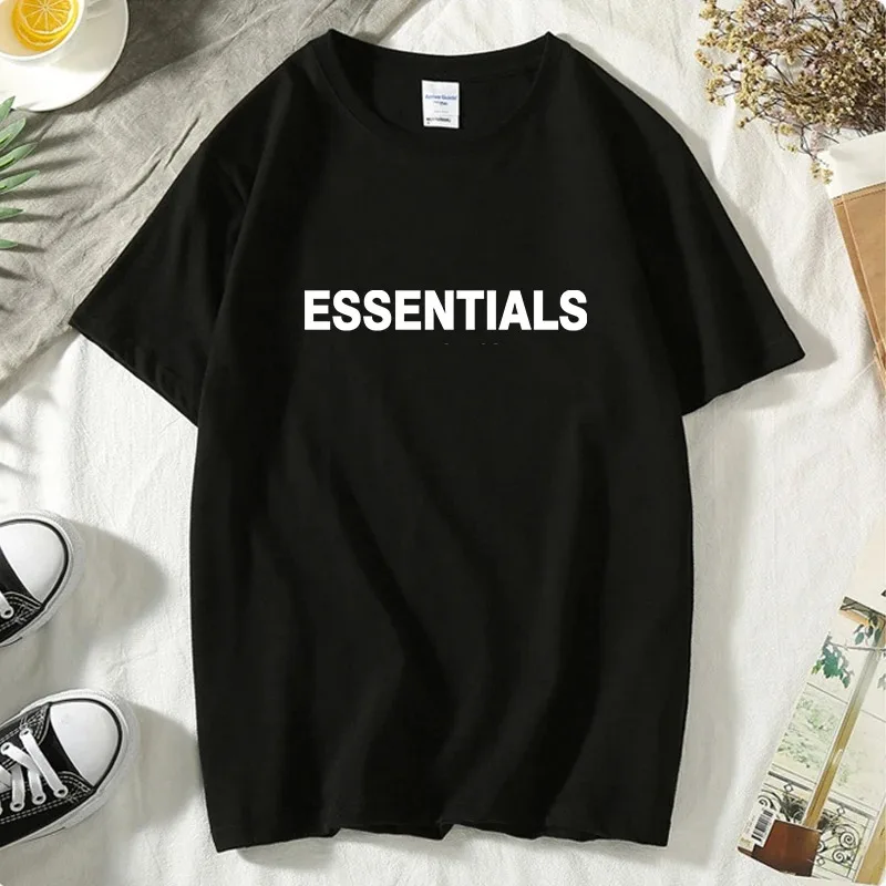 

Summer Men's Fashion Letter Printed T-Shirt Casual Short Sleeve Top 100% Cotton Comfortable and Breathable Street Clothing