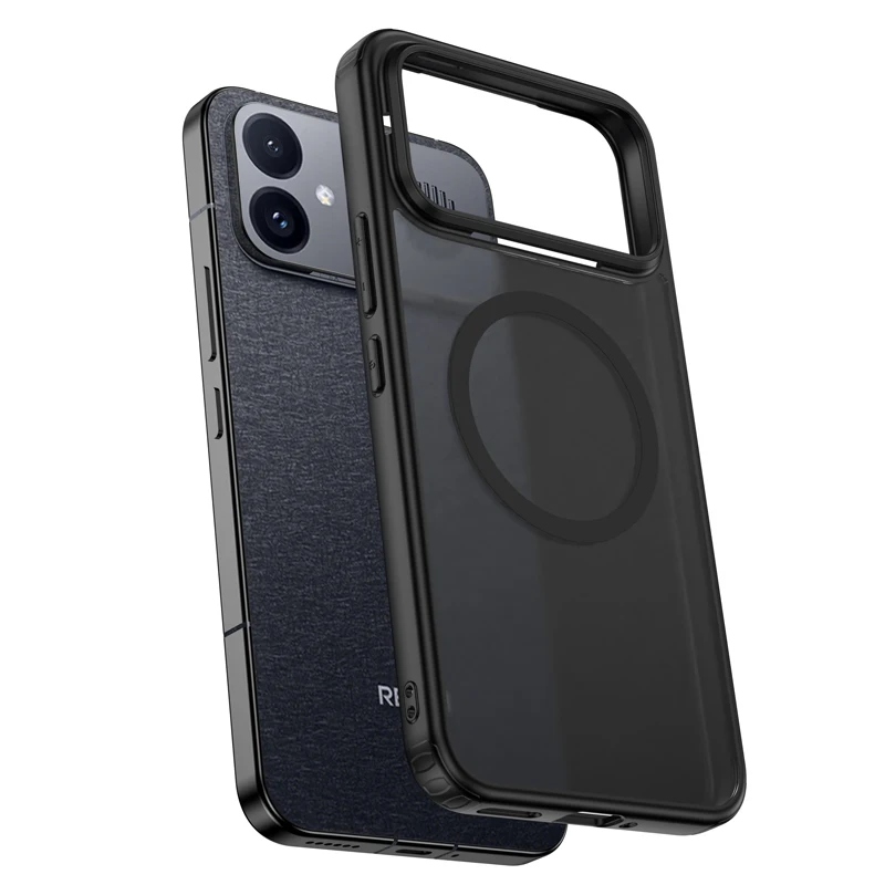 Magnetic Translucent Matte Shockproof Back Cover Case
