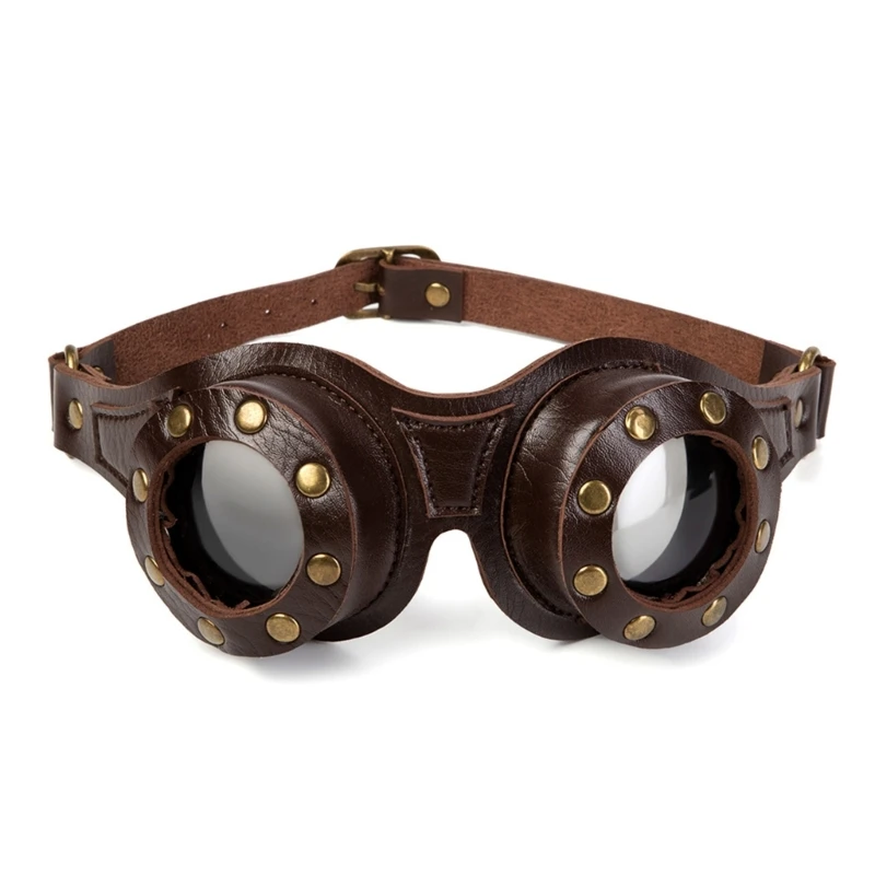 

Funny Steampunk Man Halloween Cosplay Goggles Adult Party Gentleman Prop Glasses LX0E
