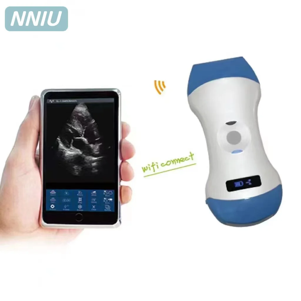 Wireless Ultrasound Probe SCANNER Portable USG WIFI Medical iOS Android Windows APP CE FDA