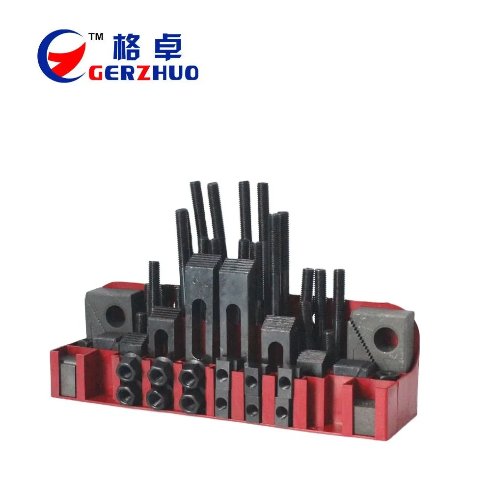 

58 pcs 58 Piece steel clamping kit M8 M10 M12 Milling Clamping Kit