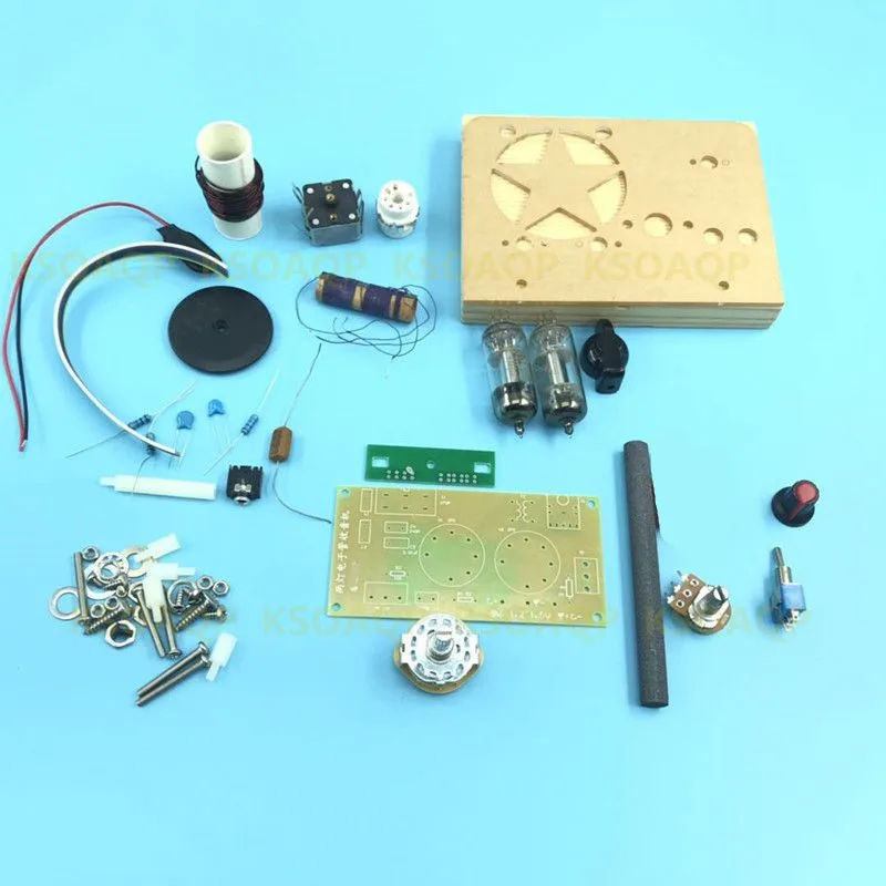 DC electronic tube Medium/Short wave dual purpose radio two band electronic tube radio Suite diy kit