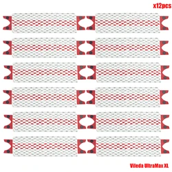 XL Washable Microfibre Mop Pads - Quick Drying Floor Cleaning Accessories (12pcs)