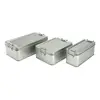 Old-fashioned Rectangular Iron Box High Quality Metal Storage Box Cake Packaging Box Durable with Lid Candy Box 6