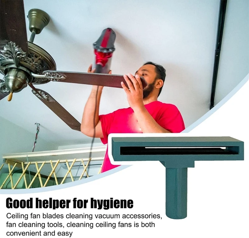 FanBladeCleanerEasyToInstallCeilingCleaningBrushVacuum