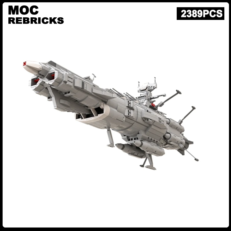 

Science Fiction Film Series Space Battleship 83888 MOC Building Block Assembly Model Brick Toys Children's Christmas Gifts