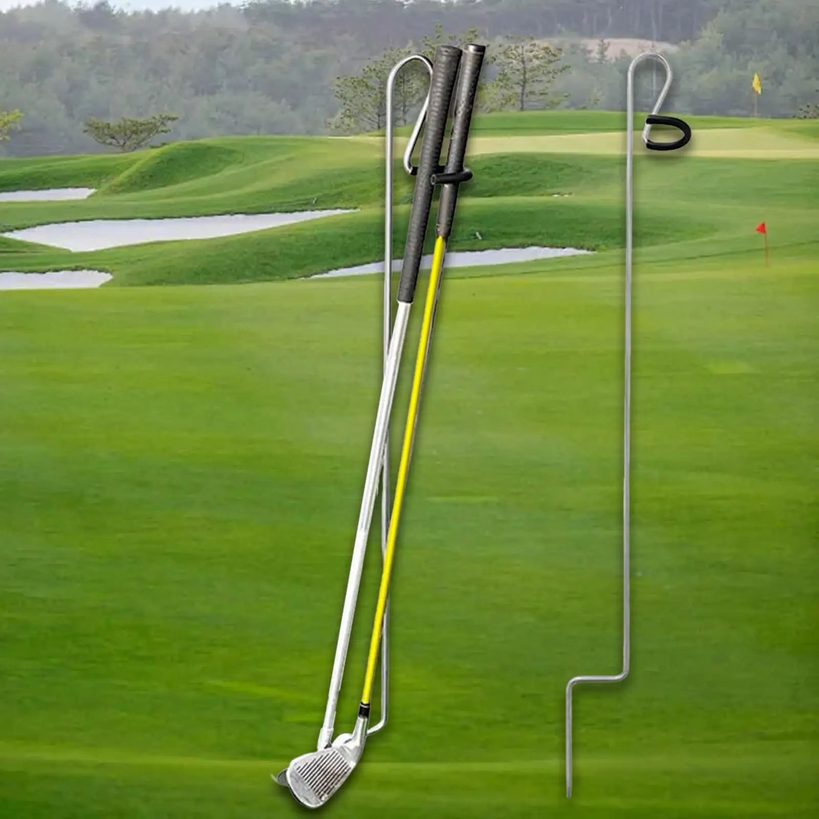 Golf Club Stand Keeps Your Clubs Visible, Clean Portable Golf Club Organizer Detachable Golf Club Holder Golf Course Accessories