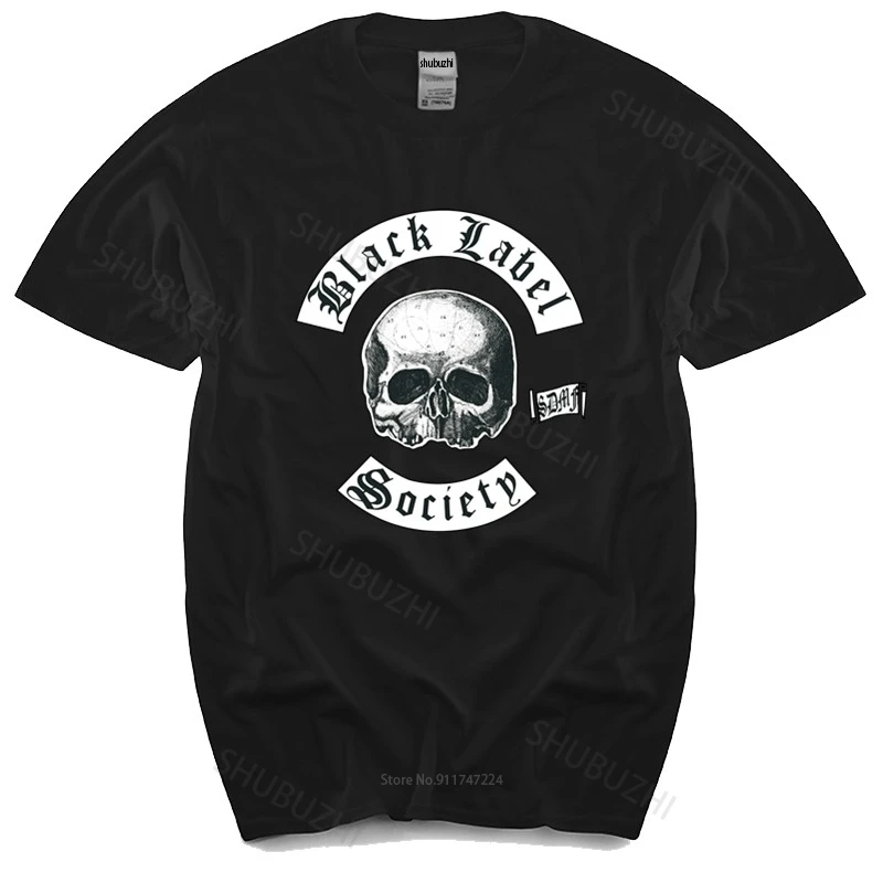 T-Shirt Estiva Da Uomo Marca Teeshirt Black Label Society Band 2 Black New T-Shirt Rock New Cotton Man T Shirt Drop Shipping
